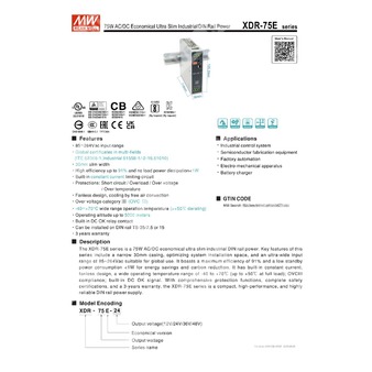 XDR-75E-12 XDR-75E-12